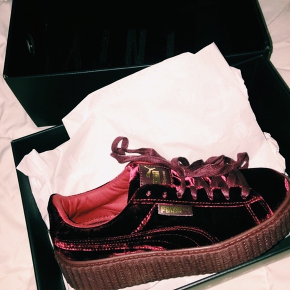red velvet puma creepers - Picture 1 of 2